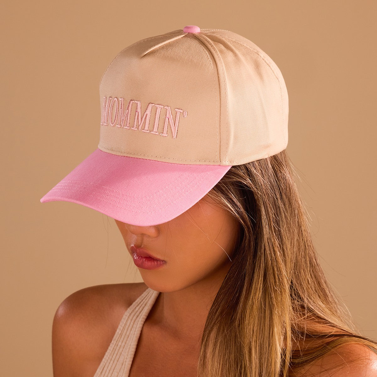 Mommin’ Baseball Hat - Pink
