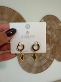 18K Gold Clover Huggie Hoop Earrings